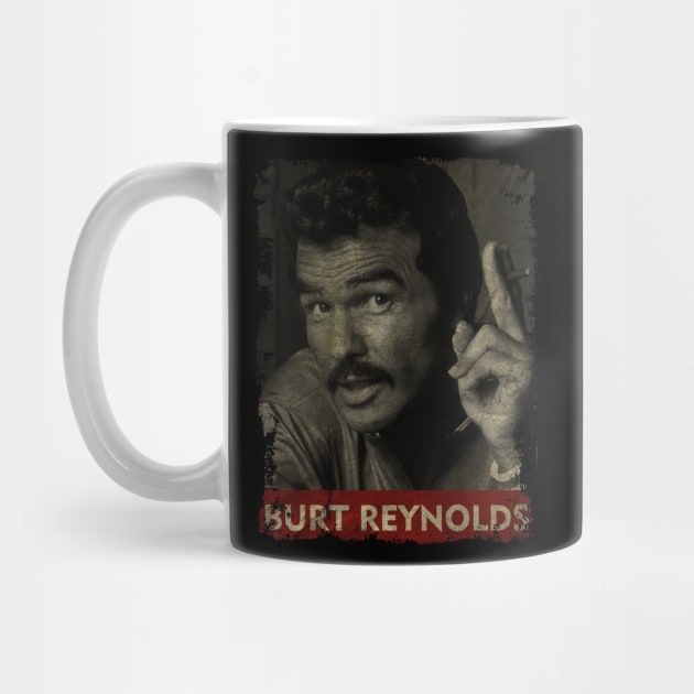 TEXTURE ART-Burt Reynolds - RETRO STYLE 2 by ZiziVintage